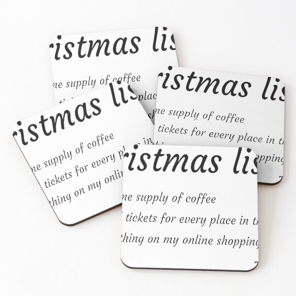 Item preview, Christmas list design designed and sold by Albamarina.