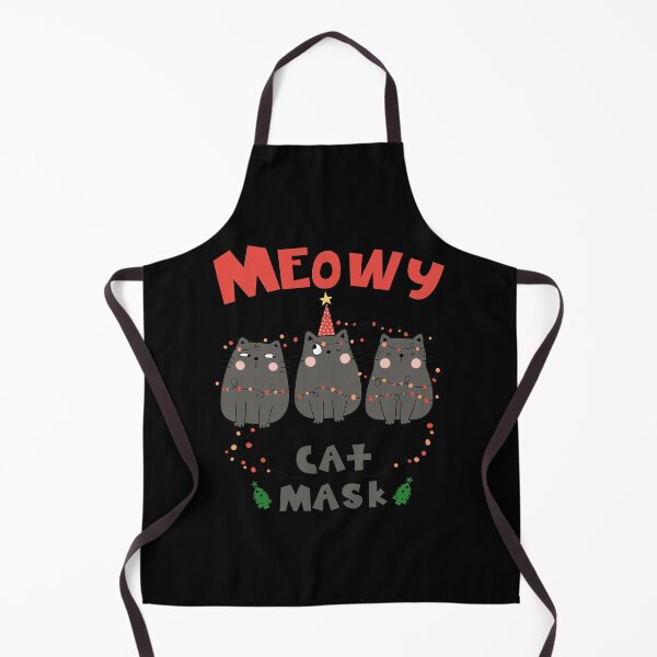 Item preview, Meowy Christmask Christmas Greeting Card designed and sold by tinypurpleland.