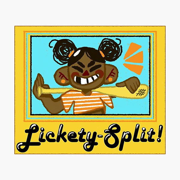Lickety-Split! Photographic Print