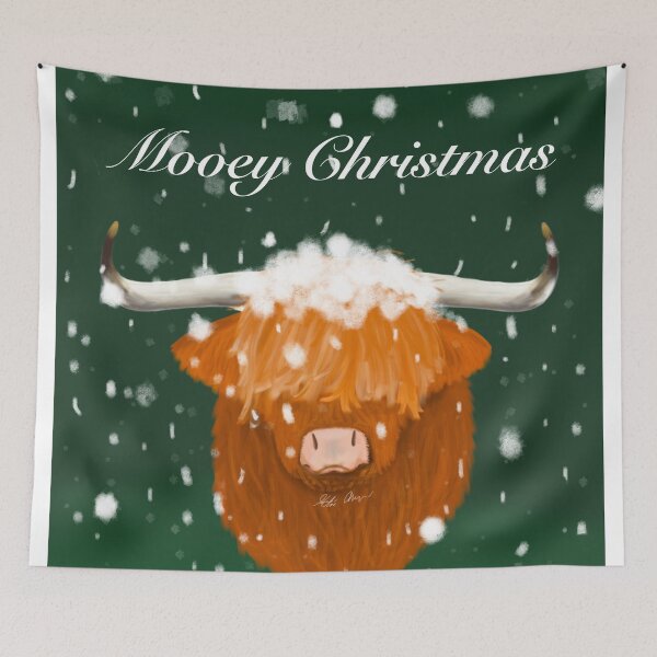 Item preview, Mooey Christmas green designed and sold by kandre95.
