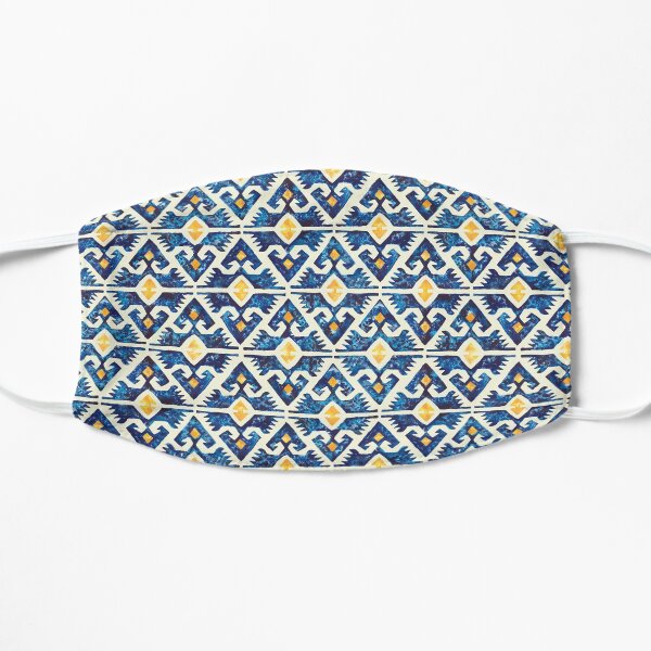 Thunderbird Kilim Watercolor Flat Mask
