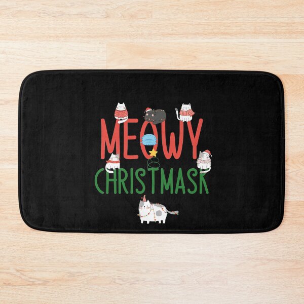 Item preview, Meowy Christmask Meowy Christmask designed and sold by tinypurpleland.
