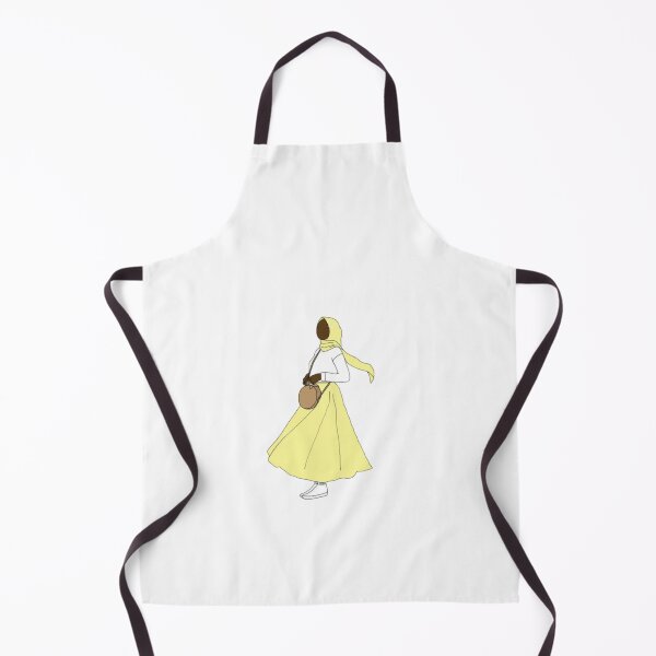 Item preview, Vector Illustration of Muslimah in yellow hijab designed and sold by The Hijabi Artist.