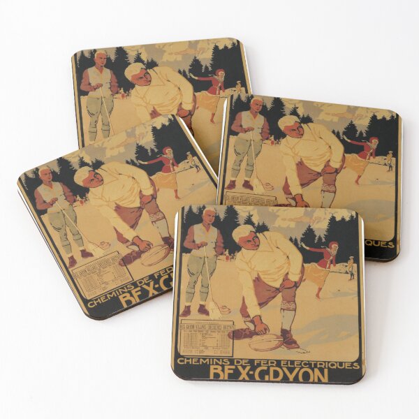 Item preview, retro chemin de fer bex gryon villars chesieres et villars bretaye designed and sold by CorasPosters.