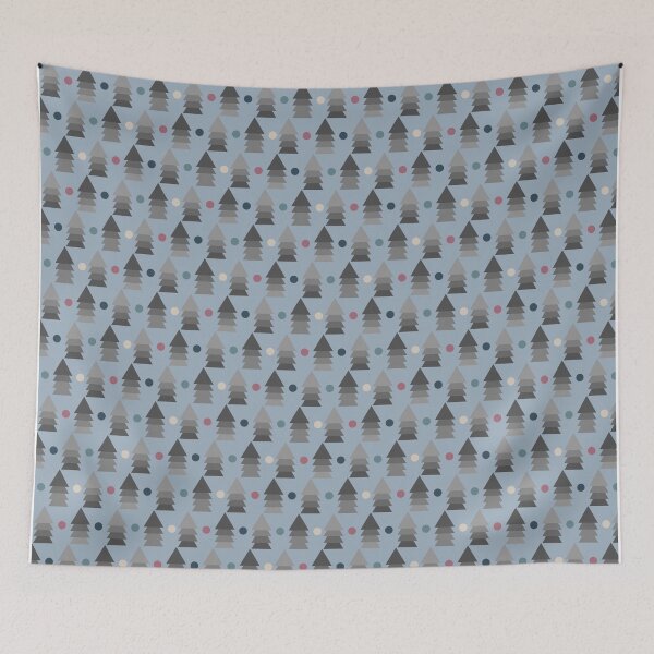 Item preview, Slate Trees - Ocean Blue designed and sold by KGsBoutique.