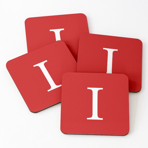 Item preview, Cherry Red Basic Monogram I designed and sold by rewstudio.