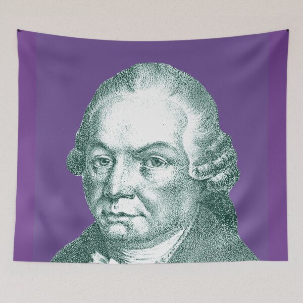 Item preview, CPE Bach Teal Purple Portrait designed and sold by zavadadesigns.