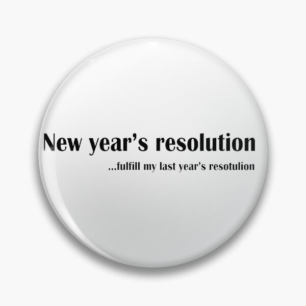Item preview, New year's resolution design designed and sold by Albamarina.