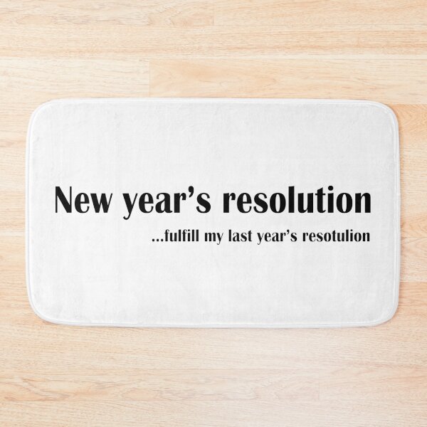 Item preview, New year's resolution design designed and sold by Albamarina.