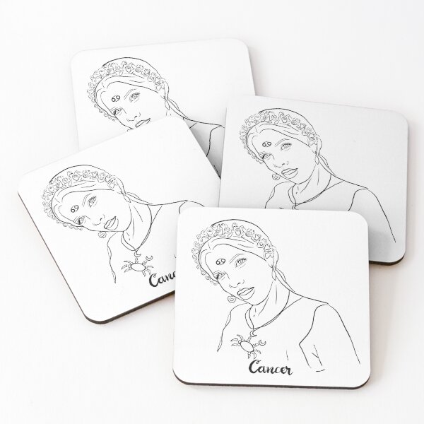 Item preview, Zodiac Sign- Cancer girl designed and sold by silvana-art.