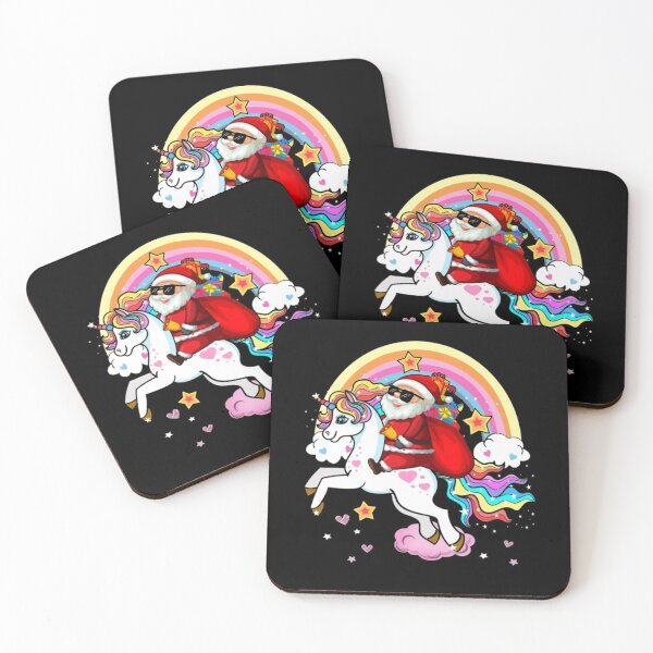 Item preview, Funny Christmas Santa Riding Unicorn Brings Gift To People designed and sold by JamesSalib67.