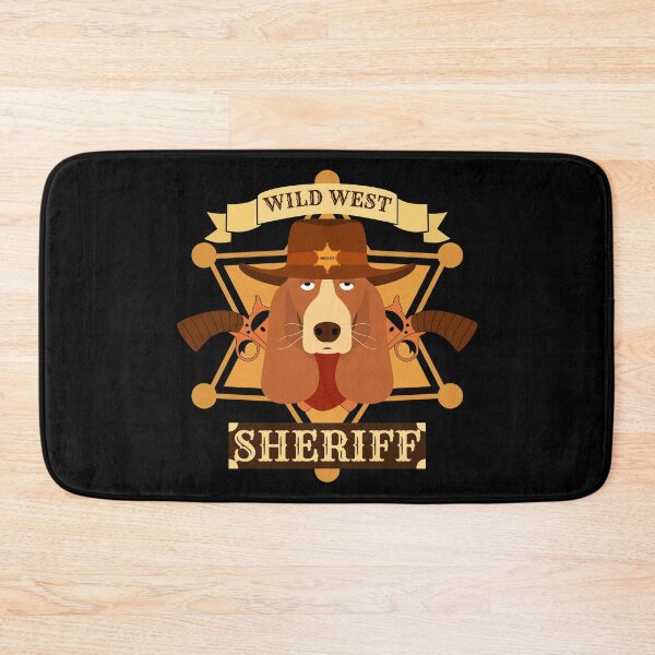 Item preview, Sheriff Basset Hound designed and sold by Lulupainting.