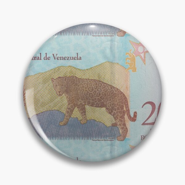 Item preview, 20 bolivares venezuelan banknotes collage designed and sold by KMA Home Design.