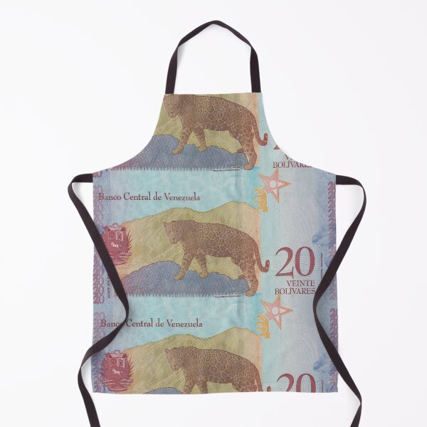 Item preview, 20 bolivares venezuelan banknotes collage designed and sold by KMA Home Design.