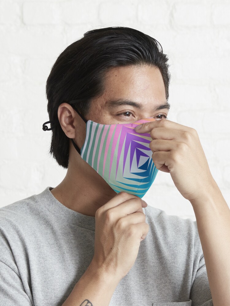 Alternate view of Victor #Vasarely, was a Hungarian-French #artist, who is widely accepted as a #grandfather and leader of the #OpArt movement Mask