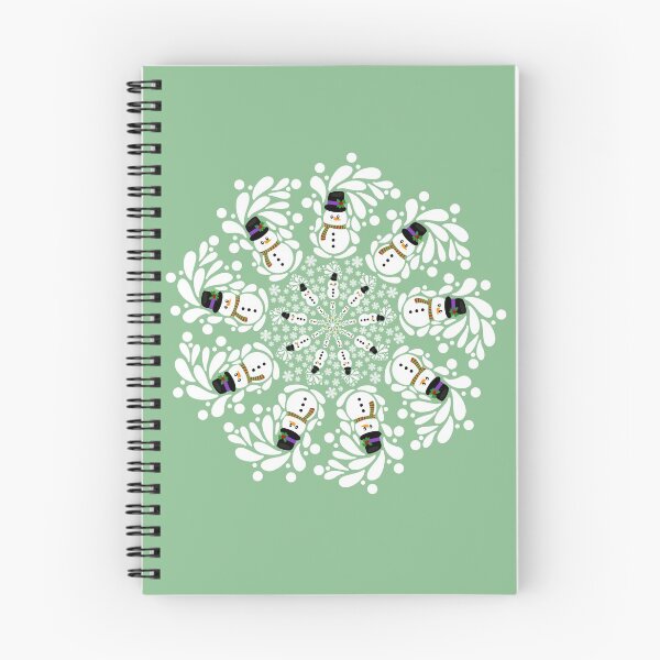 Item preview, snowman white theme christmas mandala  designed and sold by crizzysketch.