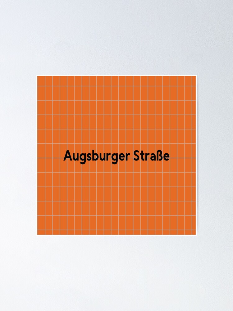 Alternate view of Augsburger Straße Station Tiles (Berlin) Poster