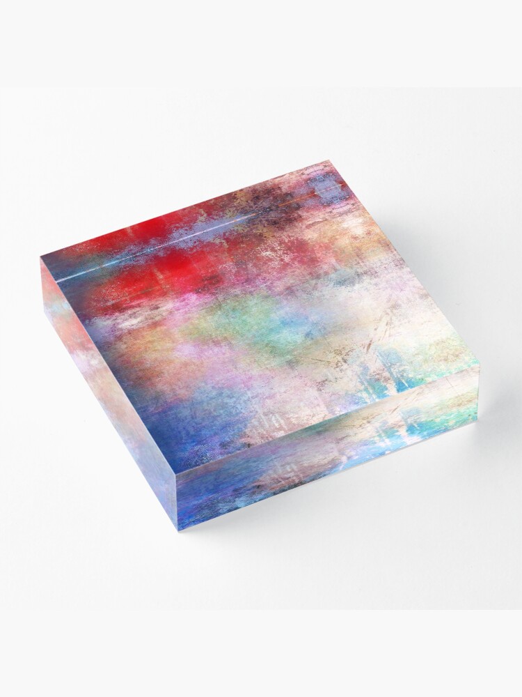 Alternate view of Abstract Painting Acrylic Block