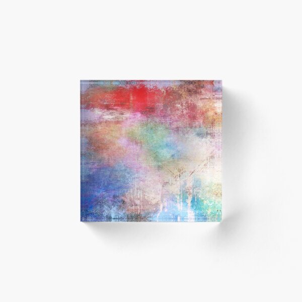Abstract Painting Acrylic Block