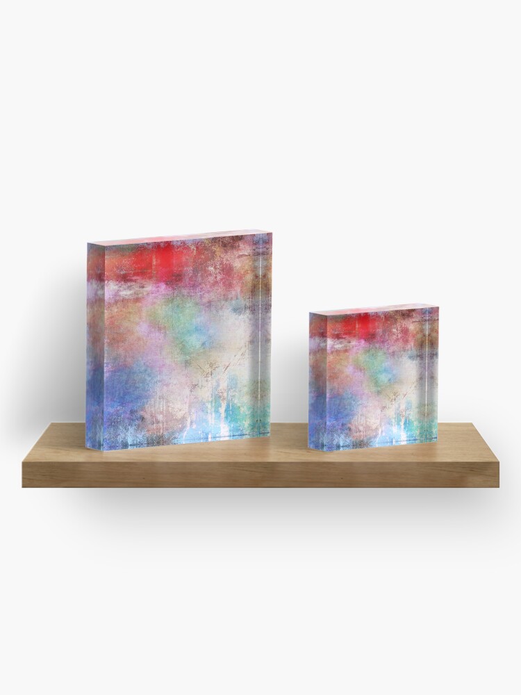 Alternate view of Abstract Painting Acrylic Block