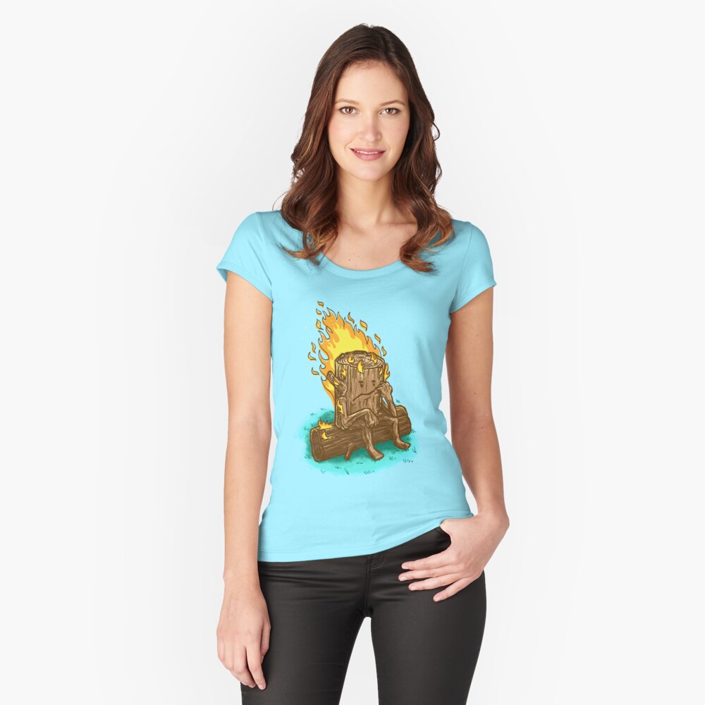 Item preview, Fitted Scoop T-Shirt designed and sold by nickv47.