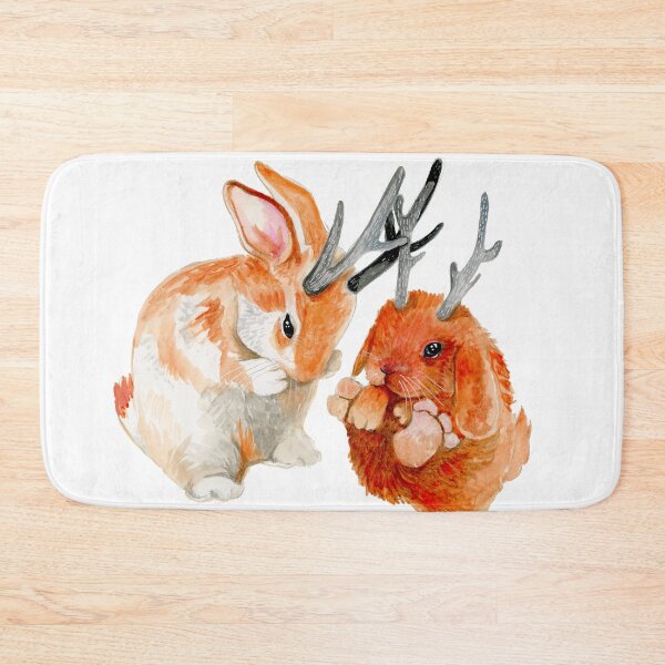 Item preview, jackelope bunny fight designed and sold by Deann Acton.