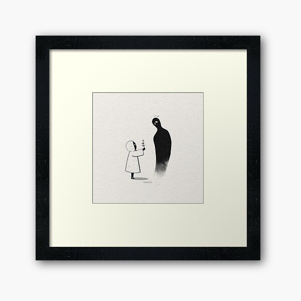 A friend Framed Art Print