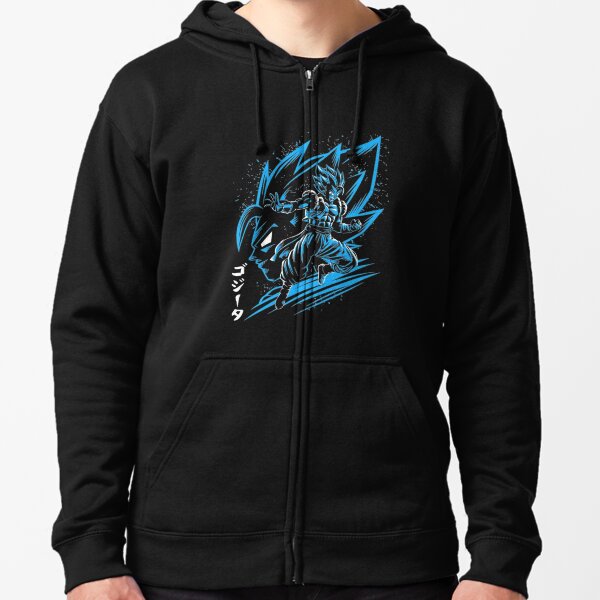 Gogeta blue Veste zippée à capuche
