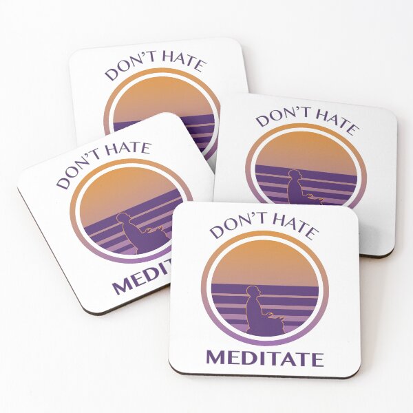 Item preview, Don't Hate Meditate Yoga lover designed and sold by Ricardo Landeros.
