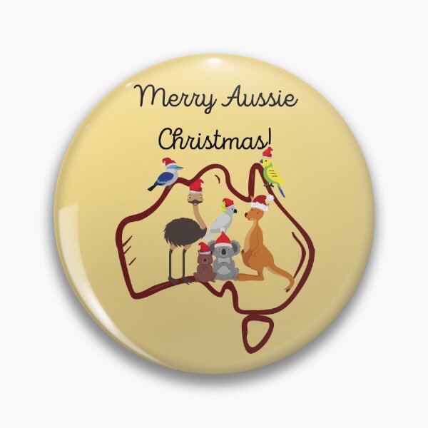 Item preview, Australian Christmas Merry Aussie Christmas Australian Animals designed and sold by Mommaspouch.