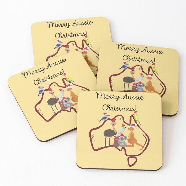 Item preview, Australian Christmas Merry Aussie Christmas Australian Animals designed and sold by Mommaspouch.