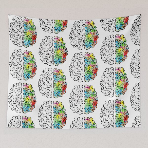 Item preview, One Brain but Two Minds designed and sold by ewynter.