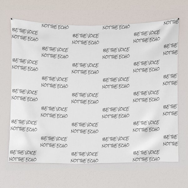 Item preview, Be The Voice Not The Echo Wordman Design designed and sold by Oak Mountain.