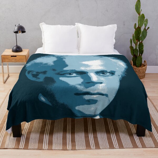 Item preview, Béla Bartók Cerulean Blue Portrait designed and sold by zavadadesigns.