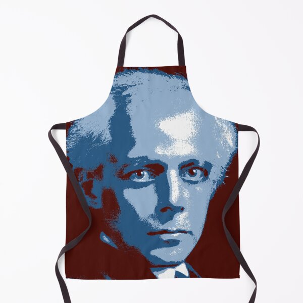 Item preview, Béla Bartók Red Blue Portrait designed and sold by zavadadesigns.