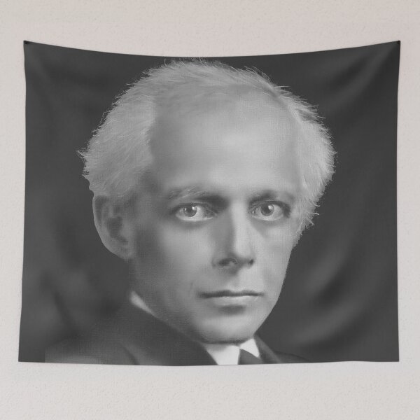 Item preview, Béla Bartók Black and White Portrait designed and sold by zavadadesigns.