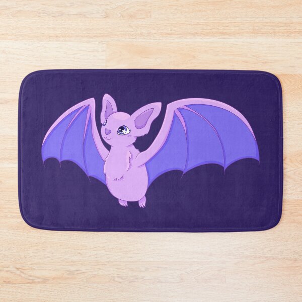 Item preview, Purple Fluffy Bat designed and sold by LilacLynx.