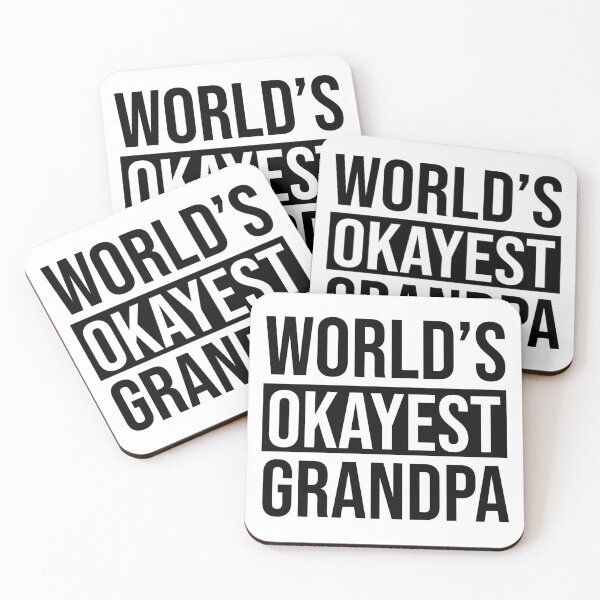 Item preview, Worlds Okayest Grandpa designed and sold by KA DESIGNS.