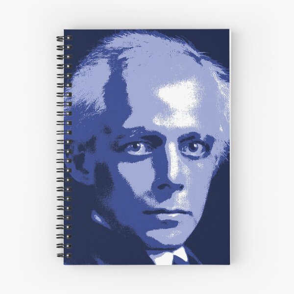 Item preview, Béla Bartók Navy Blue Portrait designed and sold by zavadadesigns.