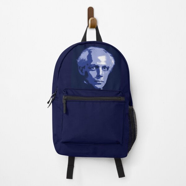Item preview, Béla Bartók Navy Blue Portrait designed and sold by zavadadesigns.