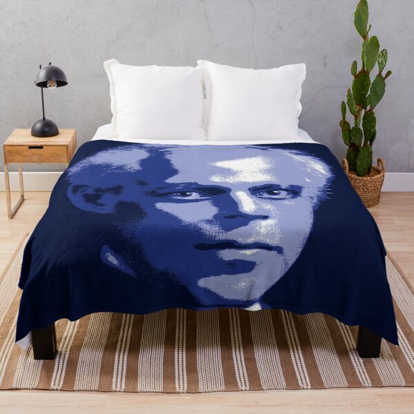 Item preview, Béla Bartók Navy Blue Portrait designed and sold by zavadadesigns.