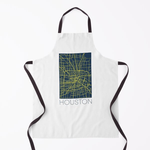 Item preview, Houston Street Map Yellow and Blue designed and sold by HelloGentry.