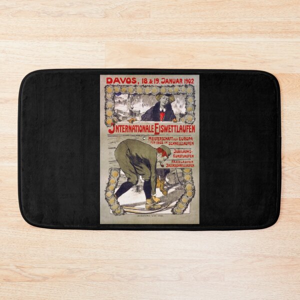 Item preview, retro davos internationale eiswettlaufen designed and sold by CorasPosters.