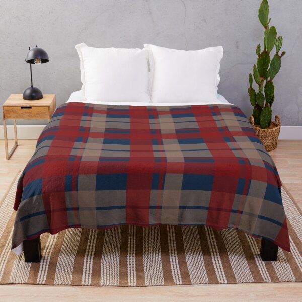 Item preview, navy / red / beige plaid designed and sold by LifeAsGeneration Z.