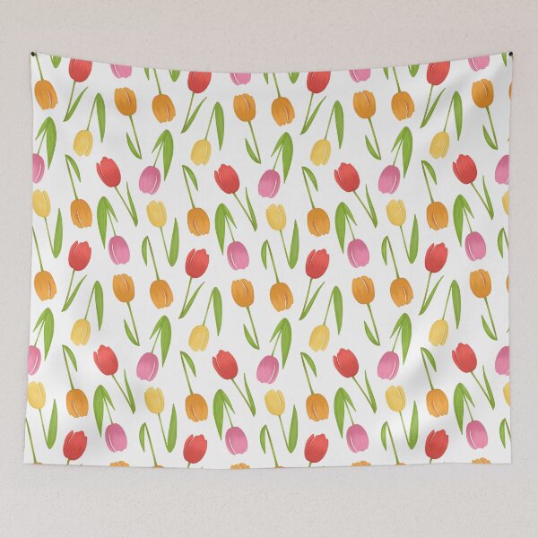 Item preview, Bright Tulip Pattern designed and sold by MtAvens-Digital.