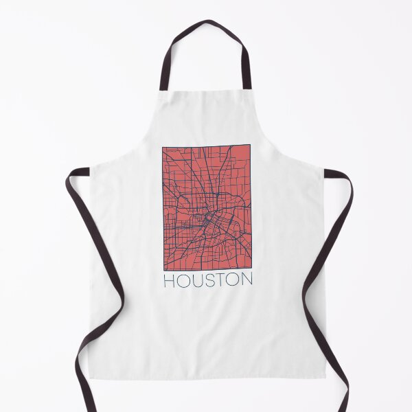 Item preview, Houston Street Map Blue and Pink designed and sold by HelloGentry.