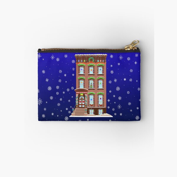 Item preview, Christmas Decorated Brooklyn Brownstone designed and sold by Deborah Camp.