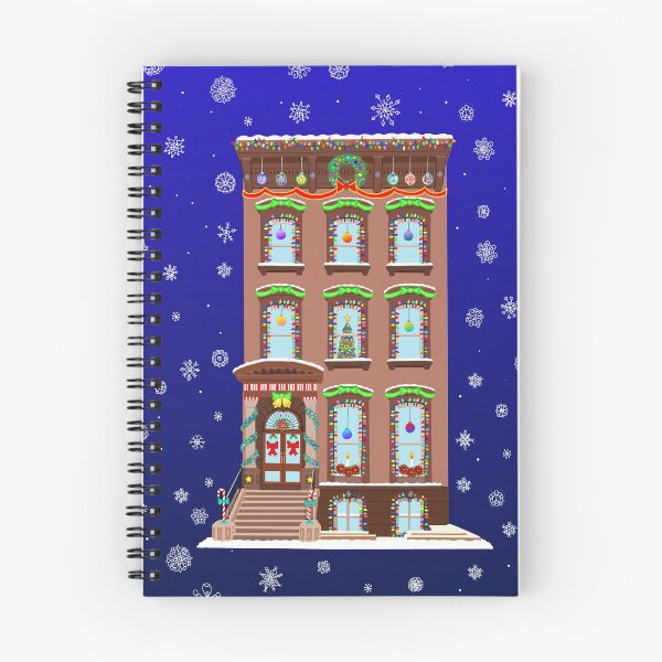 Item preview, Christmas Decorated Brooklyn Brownstone designed and sold by Deborah Camp.