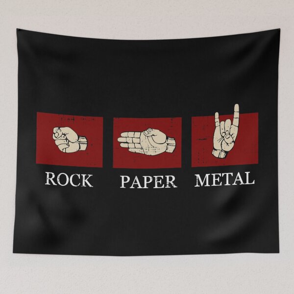 Item preview,  Rock Paper Metal  designed and sold by CrudePlacid.