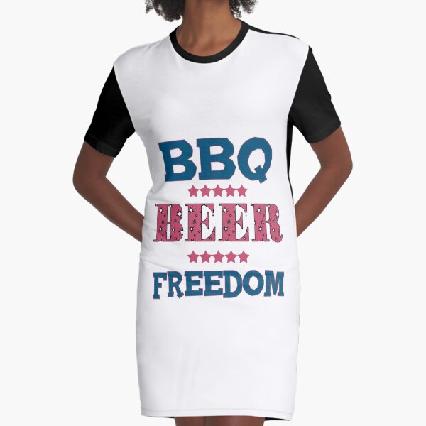 BARBACOA CERVEZA FREEDOM FT Vestido camiseta